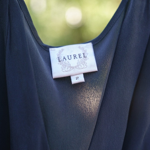 Anthropologie Laurel 100% Silk Dress - Picture 3 of 7